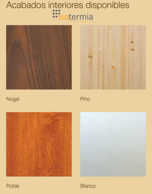 Acabados interiores Panel teja