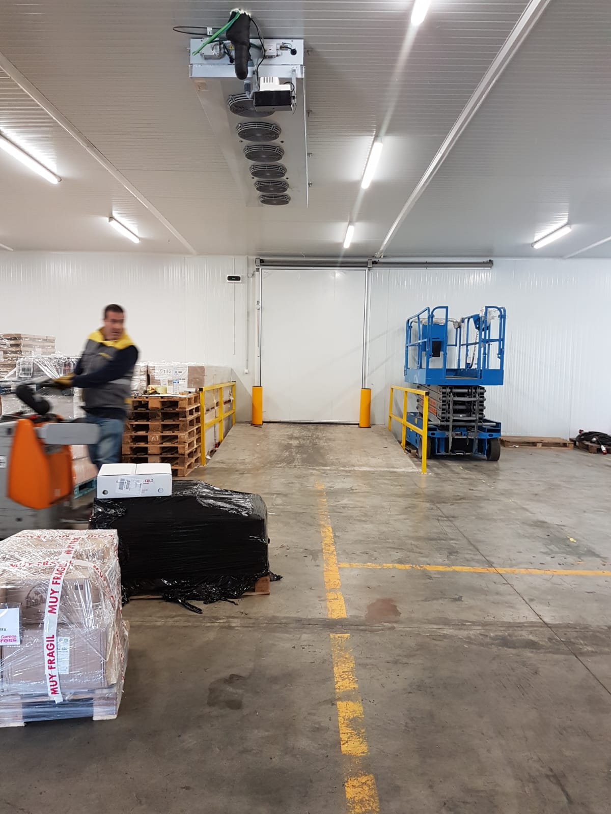 Aplicaciones de cámaras frigoríficas en el sector logístico 3 Instalación frigorífico en Almacén Logístico