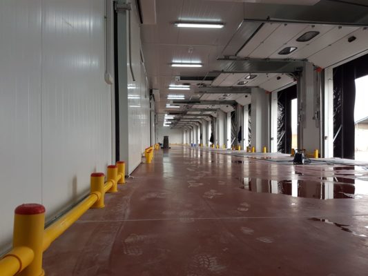 centro logístico refrigerado construcción