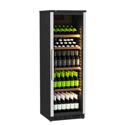 armario de vinos con estantes de madera wr300
